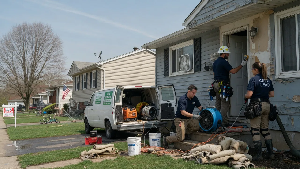 Flood Cleanup in South Charleston, OH near me