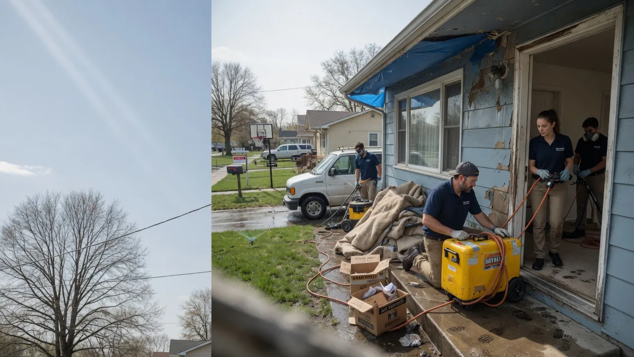 Basement Flood Cleanup in South Charleston, OH near me
